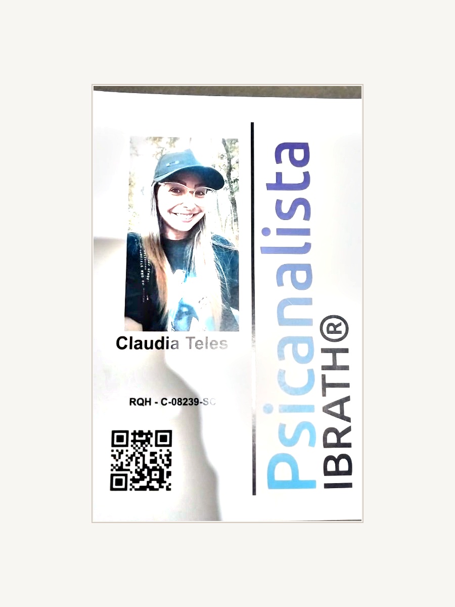 Credencial Profissional Psicanalista IBRATH
